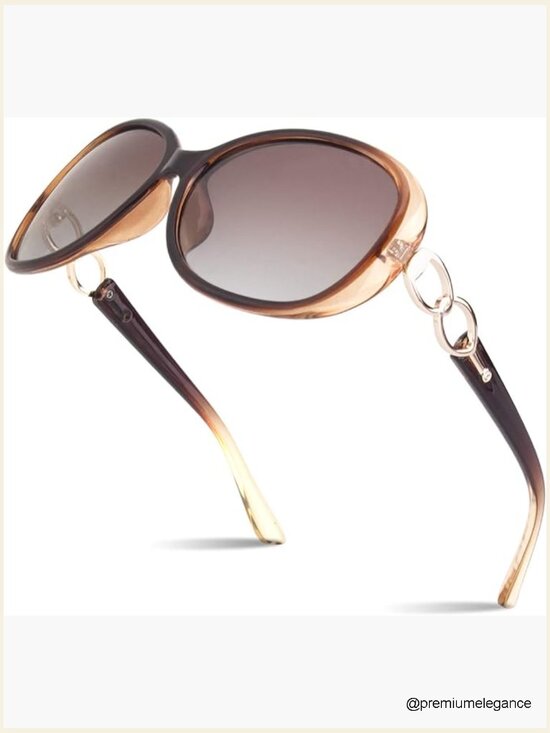 Oversized Polarized Sunglasses Women UV400 Shield Shield
